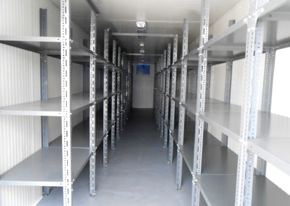 Shipping Container Store Room