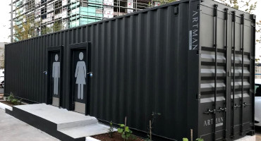 Shipping Container Mobile Toilets