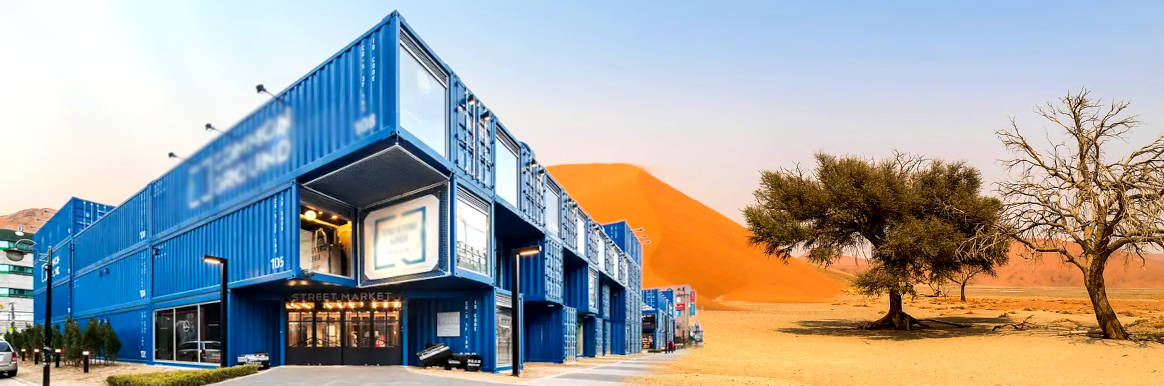 Shipping container commercial building home conversion company in UAE